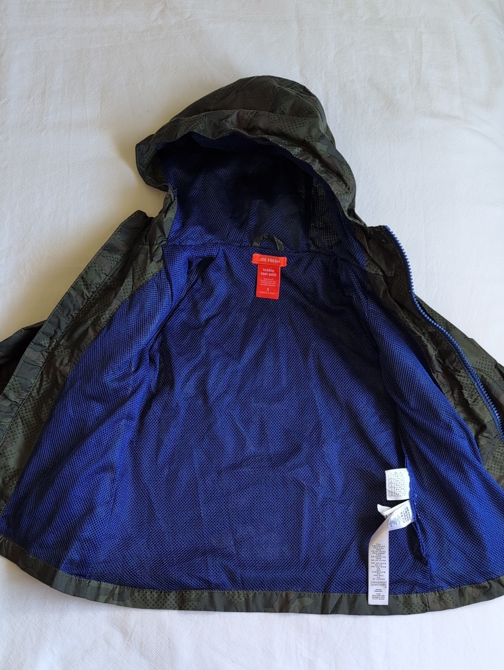 Size 3T Joe Fresh Boys Active Fall Jacket Layering Bundle - Windbreaker & Fleece - Picture 8 of 16